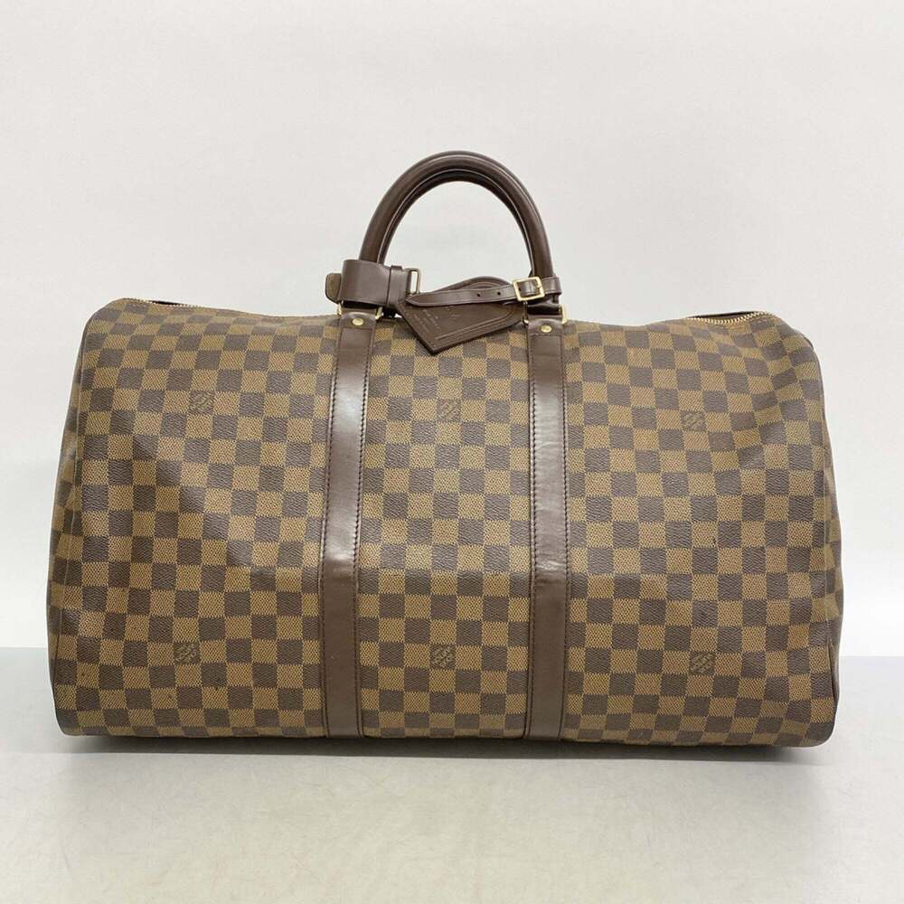 LOUIS VUITTON Authentic Brown Damier Keepall 50 Boston Bag - Picture 12 of 12